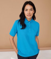 H401 Henbury Ladies Poly/Cotton Piqué Polo Shirt