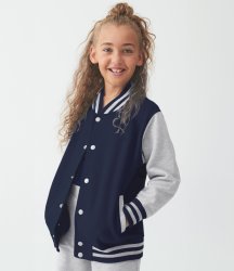 JH043B AWDis Kids Varsity Jacket