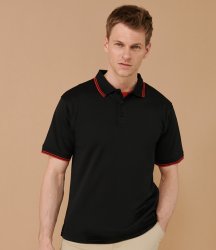 H482 Henbury Coolplus® Tipped Polo Shirt