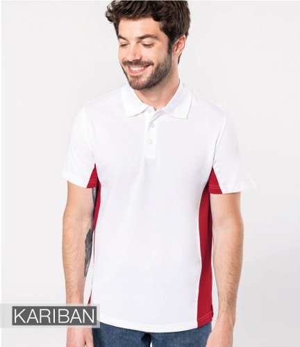 KB232 Kariban Flag Poly/Cotton Piqu Polo Shirt