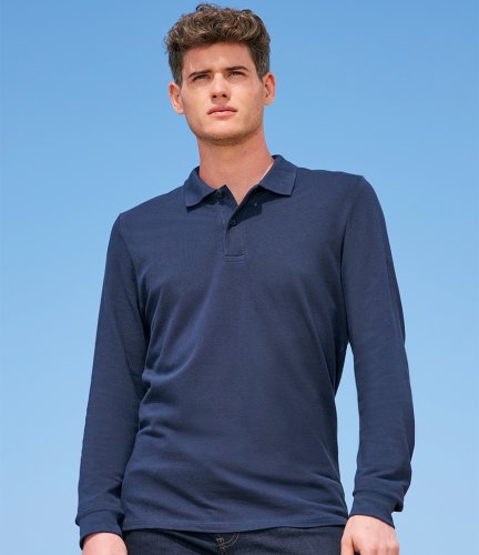 02087 SOL'S Perfect Long Sleeve Piqu Polo Shirt