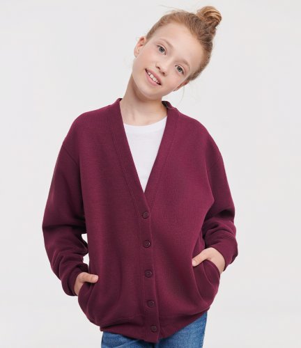 273B Russell Schoolgear Kids Sweat Cardigan