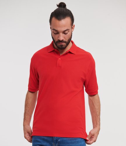 539M Russell Poly/Cotton Piqu Polo Shirt