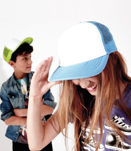 Beechfield Kids Vintage Snapback Trucker Cap