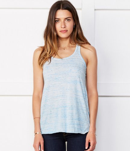 Bella Ladies Flowy Racer Back Tank Top