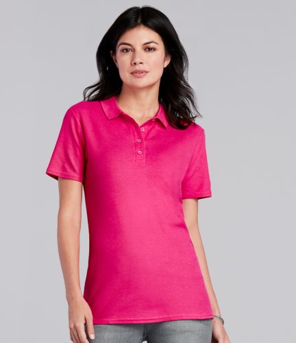 Gildan Ladies SoftStyle Double Piqu Polo Shirt