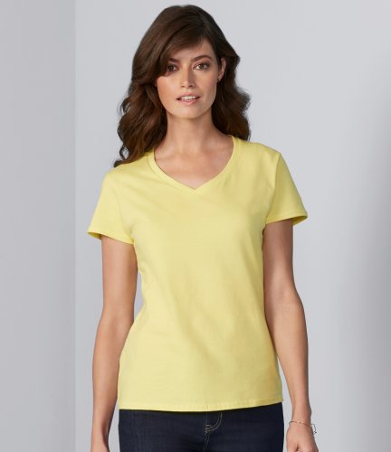 Gildan Ladies Premium Cotton V Neck T-Shirt