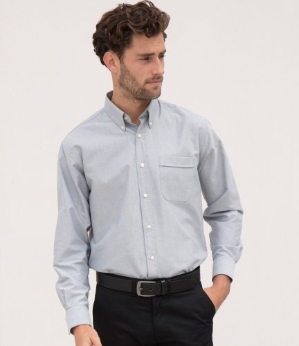 Henbury Long Sleeve Classic Oxford Shirt