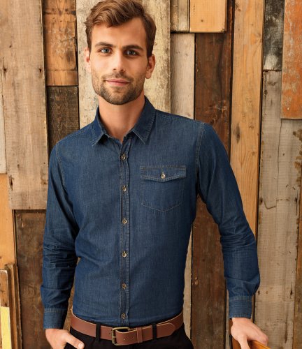 Premier Jeans Stitch Denim Shirt