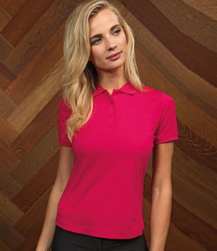 Premier Ladies Coolchecker Piqu Polo Shirt