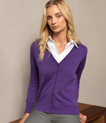 Premier Ladies Cotton Acrylic V Neck Cardigan