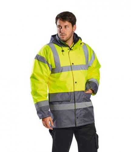 Portwest Hi-Vis Contrast Traffic Jacket