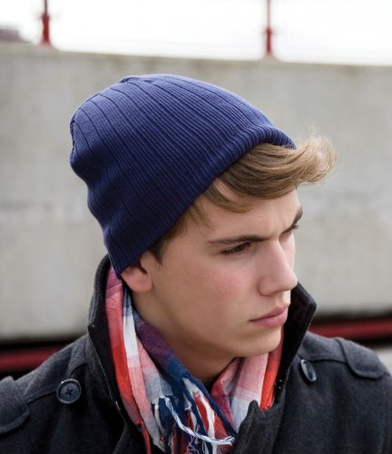 RC074 Result Double Knit Cotton Beanie