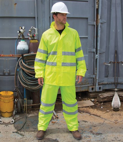 Result Safe-Guard Hi-Vis Waterproof Suit