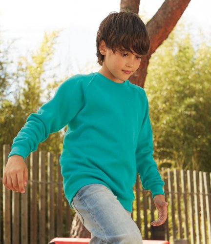 Fruit of the Loom Kids Classic Raglan Sweatshirt