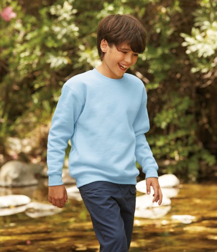 Fruit of the Loom Kids Premium Drop Shoulder Sweatshirt