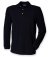 H105 Henbury Long Sleeve Cotton Piqu Polo Shirt