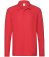 SS24 Fruit of the Loom Premium Long Sleeve Cotton Piqu Polo Shirt