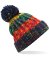 BB486 Beechfield Corkscrew Pom Pom Beanie