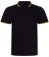 JP003 AWDis Stretch Tipped Piqu Polo Shirt